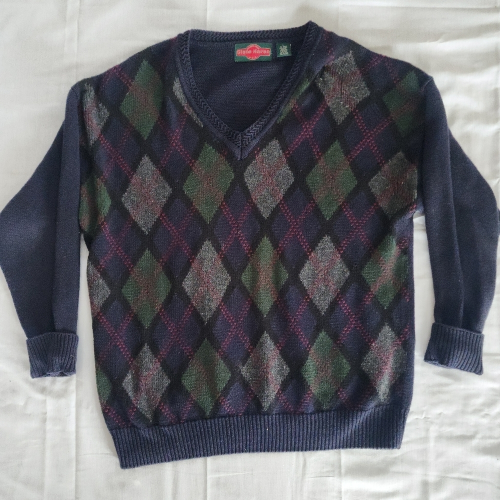 Vintage Stone Haven Mens Sweater Sz Large